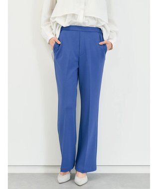 AMERICAN HOLIC 美・美・美ポンチジョーゼットフレアパンツ Blue