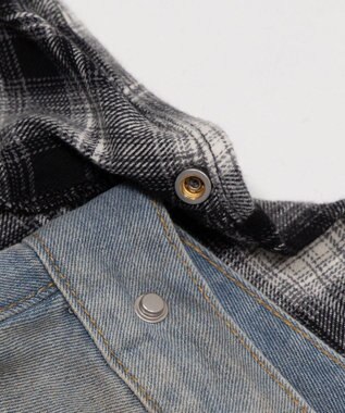 WEGO ウエストクロスワイドデニム デニム