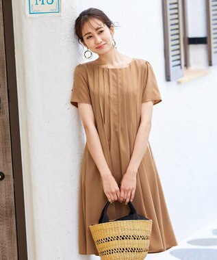 洗える スタイルアップも叶う ピンタックワンピース Tiaclasse ファッション通販 公式通販 オンワード クローゼット