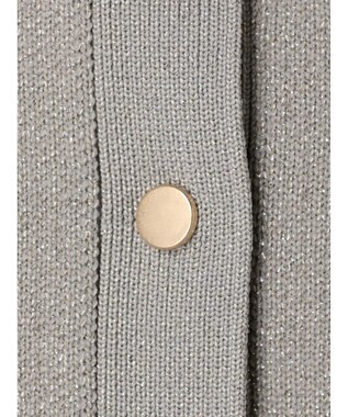 Green Parks ・ＥＬＥＮＣＡＲＥ　ＤＵＥ　２ｗａｙ　ラメカーディガン Gray