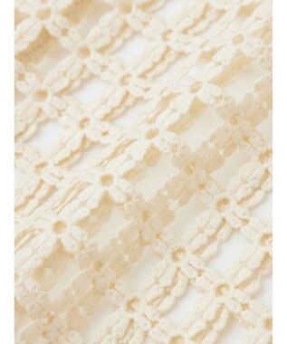 Green Parks ・ＳＵＧＡＲ　ＳＰＯＯＮ　フラワーメッシュプルオーバー Ivory