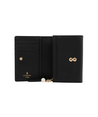 LANVIN en Bleu イエナ 2つ折り中Lファスナー財布 ブラック