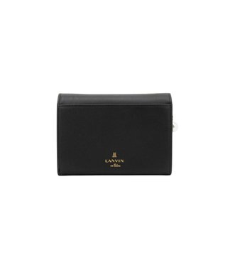 LANVIN en Bleu イエナ 2つ折り中Lファスナー財布 ブラック