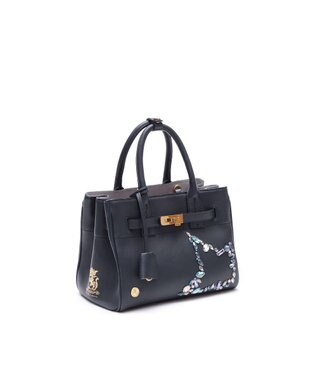 A.D.M.J. 【牛革】スパニッシュレザー / ステラソーイング前金具付トート24cm(Dカン＋) MARINO CB