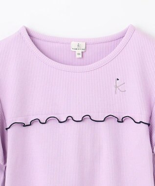 組曲 KIDS 【150-160㎝】パフスリーブ トップス ラベンダー