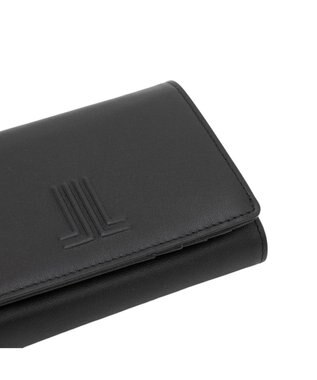 LANVIN en Bleu イエナ 2つ折り中Lファスナー財布 ブラック