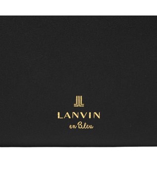 LANVIN en Bleu イエナ 2つ折り中Lファスナー財布 ブラック
