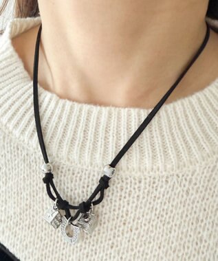 WEGO Lモチーフパーツコードネックレス 柄4