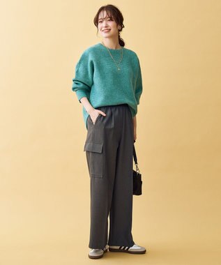 ANY L ウィンターニット グリーン