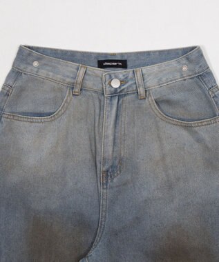 WEGO ウエストクロスワイドデニム デニム