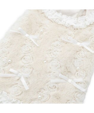 PET PARADISE cherircouture パールリボン ベスト 《ホワイト》 小型犬 ホワイト