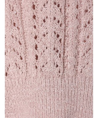 earth music&ecology スラブヤーンスカシカーディガン Pink