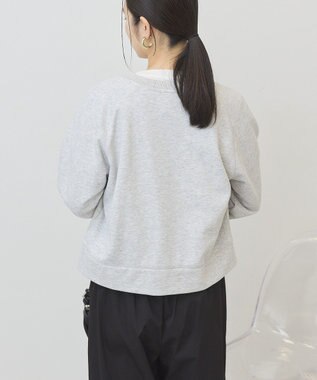 AMERICAN HOLIC リングドットボタンカーディガン Light Gray Mixture