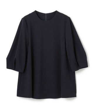 UNFILO L 【2WAY】BEAUTY MOVE レース襟ブラウス ネイビー