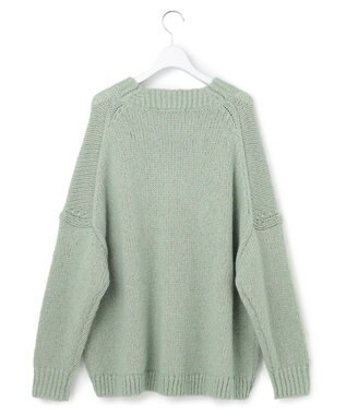 23区 L 【GLOW11月号掲載】ヘアリーラメリリー バルキー ニット スモーキーグリーン系