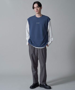 WEGO カルゼアンサンブルベスト（LS） ブルー