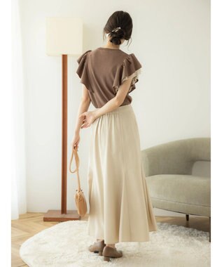 earth music&ecology フレアスカート Beige