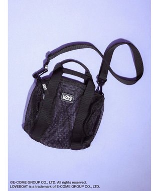 Green Parks ■ＬＯＶＥ　ＢＯＡＴ　メッシュボストンバッグ Black