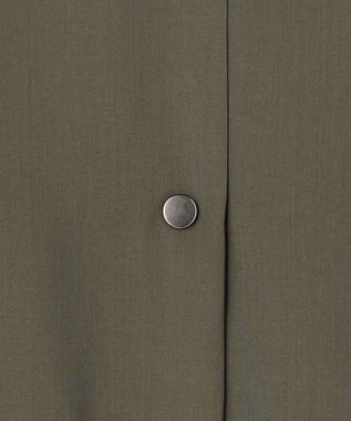 J.PRESS LADIES S RELAXION Sheer ボイル フーデッド ジャケット カーキ系