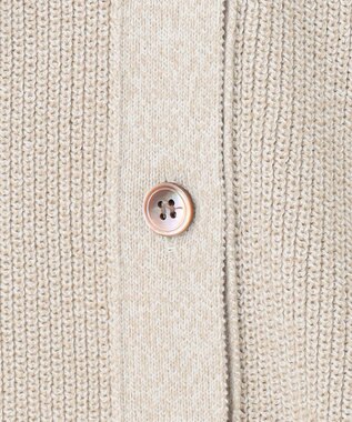 J.PRESS LADIES 【洗える】 シネコットン ニットジレ ベージュ系