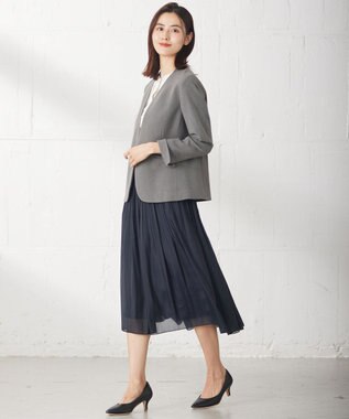 ANY SIS 【セットアップ対応】サーモ2WAYストレッチ ジャケット ライトグレー