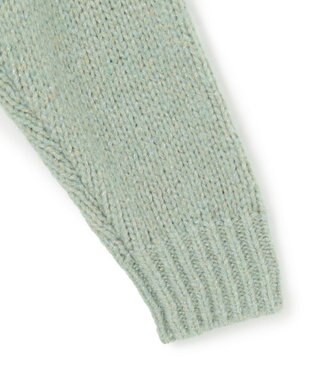 23区 L 【GLOW11月号掲載】ヘアリーラメリリー バルキー ニット スモーキーグリーン系