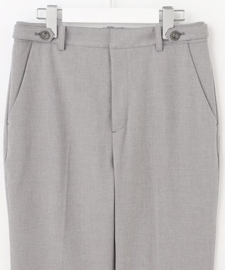 J.PRESS LADIES 【洗える】2way thermoサキソニー テーパード パンツ ライトグレー系