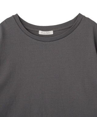 Green Parks レースドッキングＴシャツ Charcoal Gray