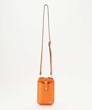 LA BAGAGERIE レザーステッチ　マルチポシェット オレンジ