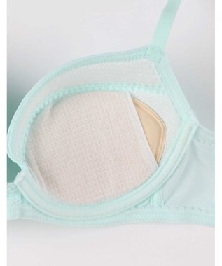 une nana cool 胸もとフィットをリボンでキープ リボンブラ TU