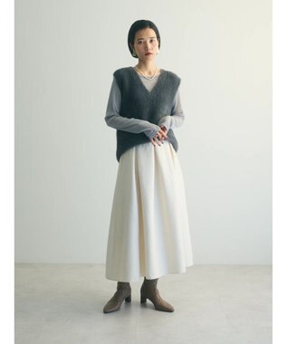 Green Parks ａ．ジャガードタックスカート White