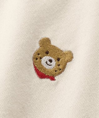 MIKI HOUSE HOT BISCUITS 【70-120cm】【Everyday Series】ワンポイント 半袖Tシャツ 白