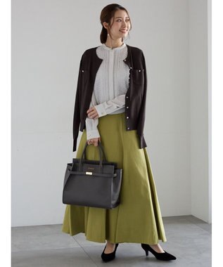 Te chichi フロントレースブラウス グレー