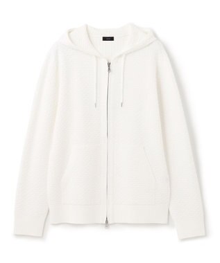 JOSEPH HOMME ヴィスコースリンクスジャガード　パーカ ホワイト系