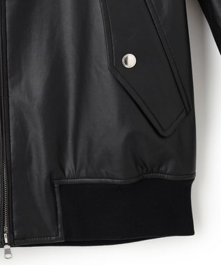J.PRESS MEN 【プロテインレザー】ゴルフジャケット ブラック系