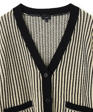 JOSEPH 【洗える】バイオテープコットン　カーディガン Black