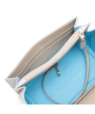 A.D.M.J. 【牛革】モーツァルト/バイカラーラウンドクラッチショルダー DAUPHIN×MOON