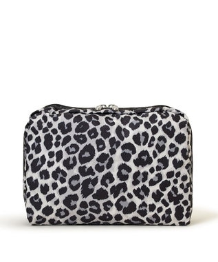 LeSportsac EXTRA LARGE RECTANGULAR COSMETIC/ニュートラルレオパード