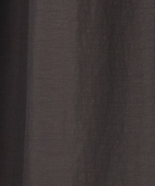 23区 【洗える/撥水加工】ナイロンコットンタフタ ウエストシャーリング ワンピース ダークブラウン系