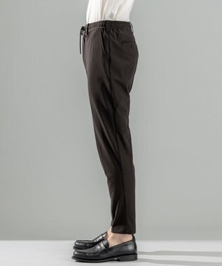 JOSEPH HOMME ＜新色追加＞新素材【抜群の通気性/360度ストレッチ】エアトールストレッチ ドロスト付テーパードパンツ/ PEGG CONVERTIBLE ダークブラウン系