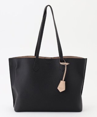 LA BAGAGERIE 【MONICA】バイカラーA4トート ブラック