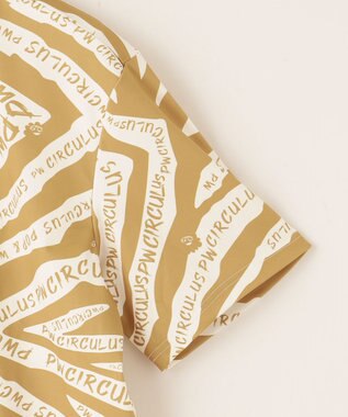 PW CIRCULUS 【UVカット / 吸水速乾 / 伸縮性抜群】【MEN】ゼブラ柄モック T ベージュ系5