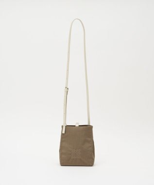 russet ナイロンミニショルダーバッグ(Z-235) Brown