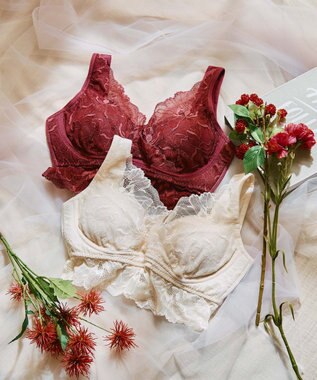 San-ai Resort（三愛水着楽園） 毎日らくちん 楽しくバストケアもちもちナイトブラ【ナイト＆ディブラ】フロントホック無し 【northerly】 ホワイト