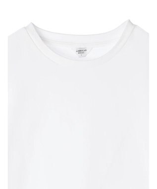 AMERICAN HOLIC キレイＣＯＴＴＯＮクルーネックカットプルオーバー Off White