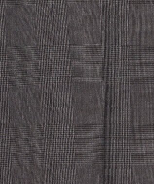 GOTAIRIKU ロングセラー【洗える/折り目加工/シワになりにくい/ウエストアジャスター】ウォッシャブル サマーウール100％パンツ_限定色(ノータック)25年モデル 新色/ダークブラウン×細チェック