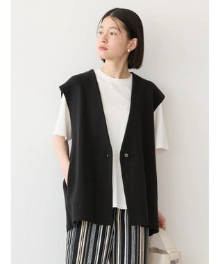 AMERICAN HOLIC Ｖネックニットジレ Black