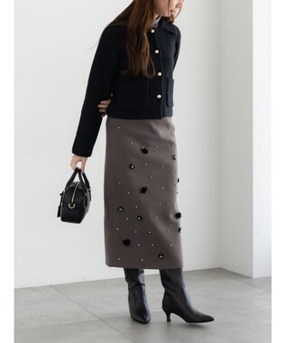 Te chichi 吸湿発熱タートルネックカットソー《2025winter catalog item》 チャコールグレー