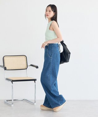 earth music&ecology 【WEB限定】リブタンクトップ ミント