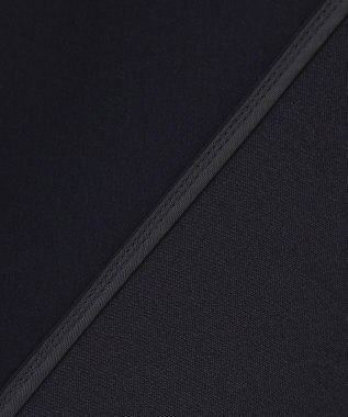 UNFILO 【セットアップ着用可】サマーセットアップ スキッパーブラウス ネイビー